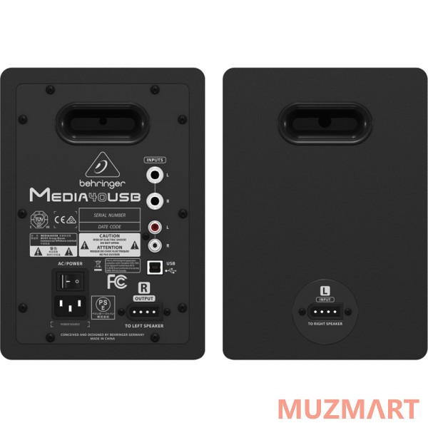 Behringer Media 40USB Монитор 2-х полосный студийный (пара)