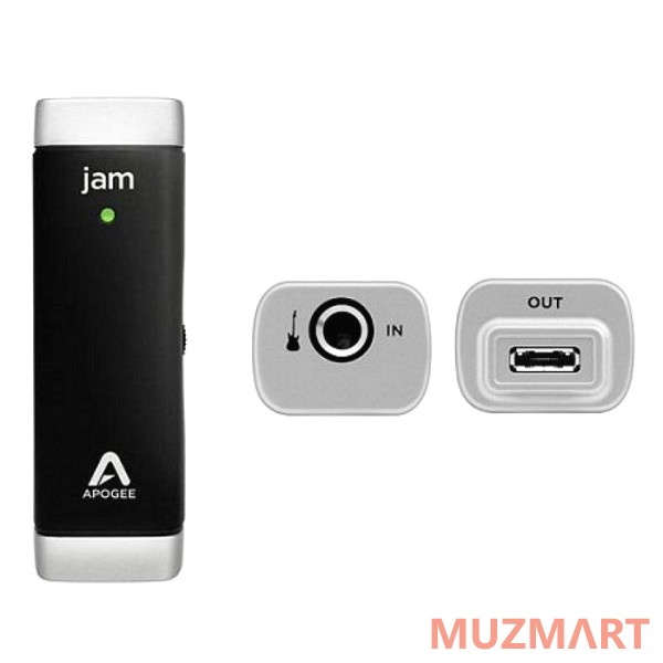 Apogee Jam Гитарный аудиоинтерфейс для MAC, iPad, iPhone, iPodTouch