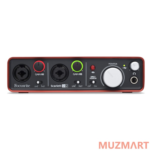 Focusrite Scarlett 2I2 USB интерфейс