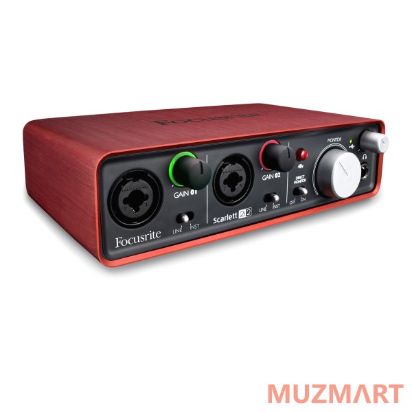 Focusrite Scarlett 2I2 USB интерфейс