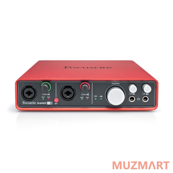 Focusrite Scarlett 6I6 USB интерфейс