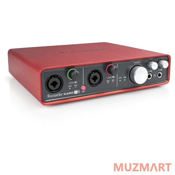 Focusrite Scarlett 6I6 USB интерфейс