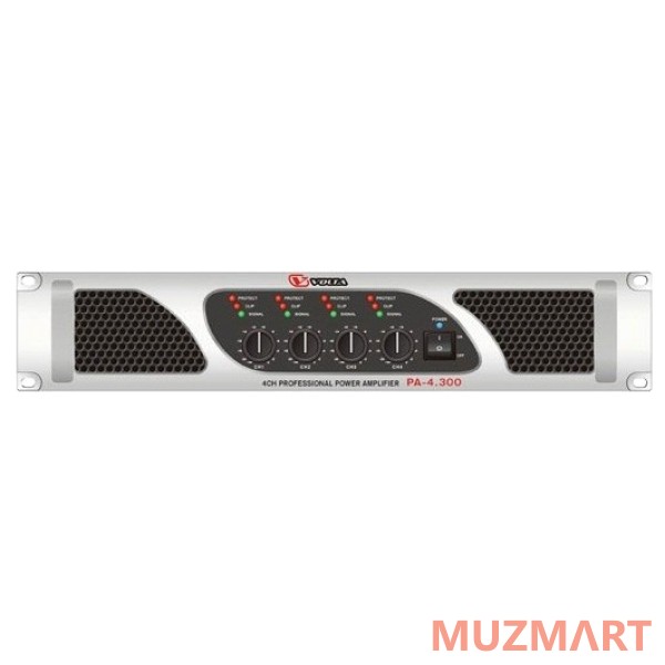 Volta PA-4.300 Усилитель мощности (8/4/2 Ом) - 4х200 Вт/ 2х300 Вт/ 2х400 Вт
