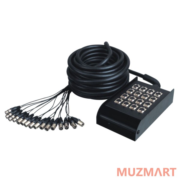 Roxtone STB009-C35 Мультикабель 16 входов, 4 выхода, 35м