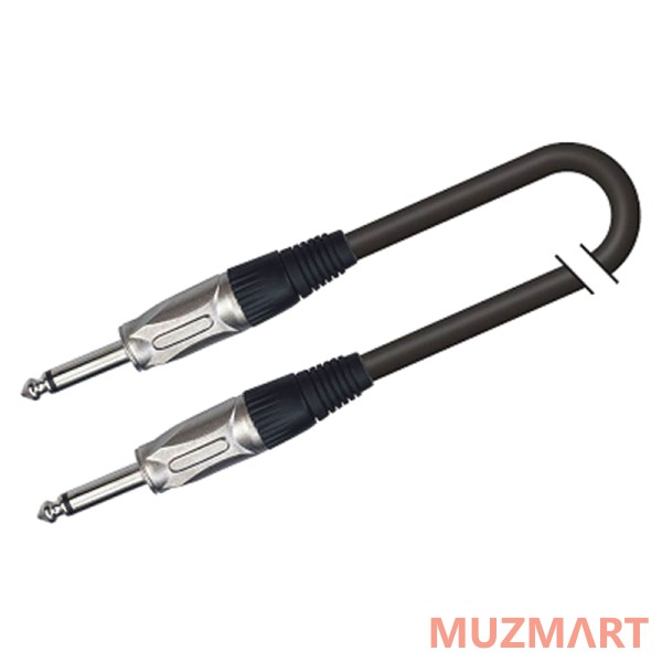 Roxtone GJJ050/1 Кабель инструментальный Jack-Jack, 1м