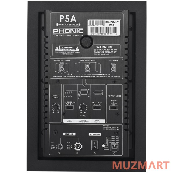 Phonic P 5A Активный студийный монитор