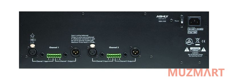 Ashly GQX-3102S Цифровой прибор обработки звука