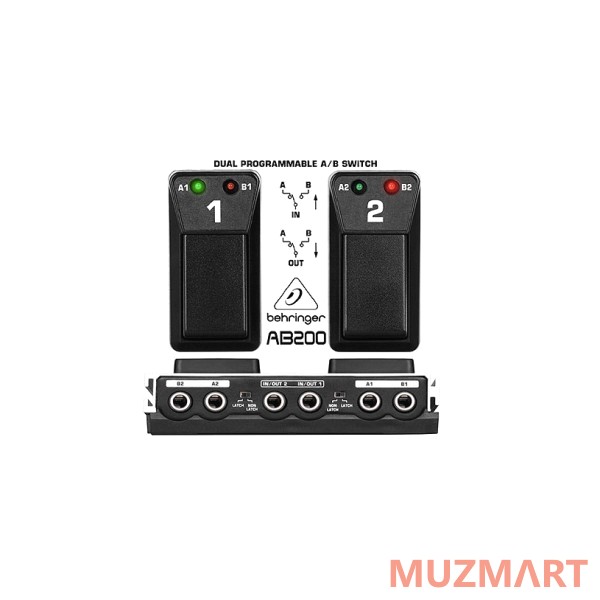 Behringer Dual A/B Switch AB200 программируемый переключатель