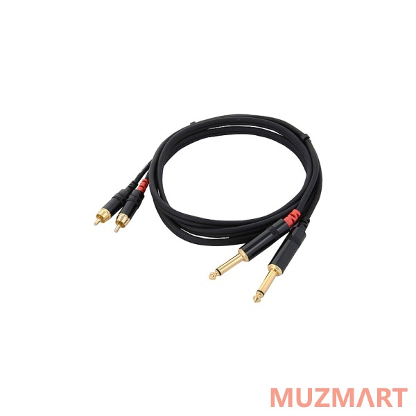 Cordial Cfu 1,5 PC Кабель 2RCA/2 моно-джек