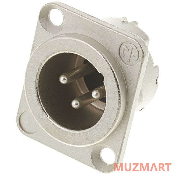 Neutrik NC3MD-LX Панельный разъем XLR male с дополнительной защитой от RF помех