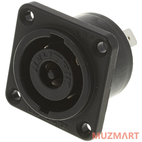 Neutrik NLT8MP-BAG Панельный разъем Speakon 8-контактный
