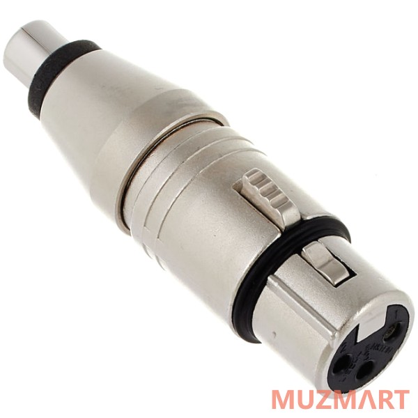 Neutrik NA2FPMF Адаптер XLR female - RCA, посеребренные контакты