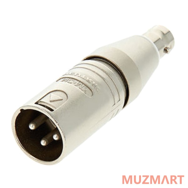 Neutrik NA2MBNC Адаптер-переходник BNC - 3-контактный XLR Male