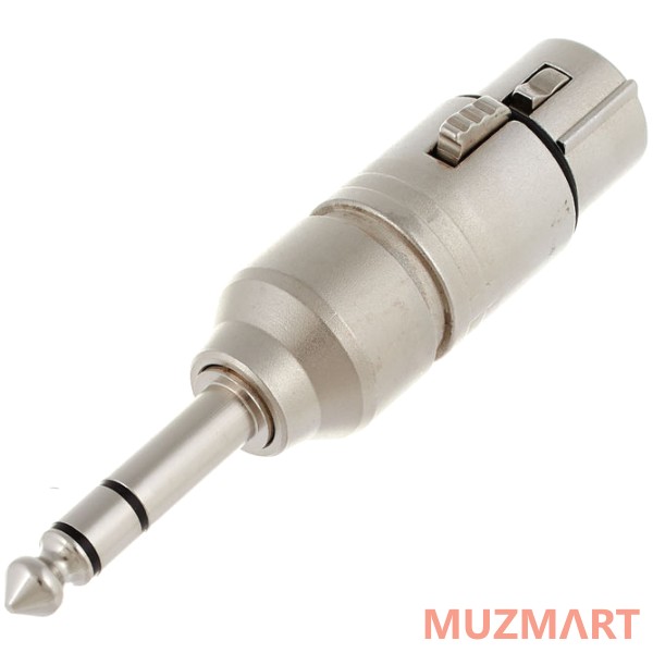 Neutrik NA3FP Адаптер XLR Female - Jack 6.3мм TRS стерео