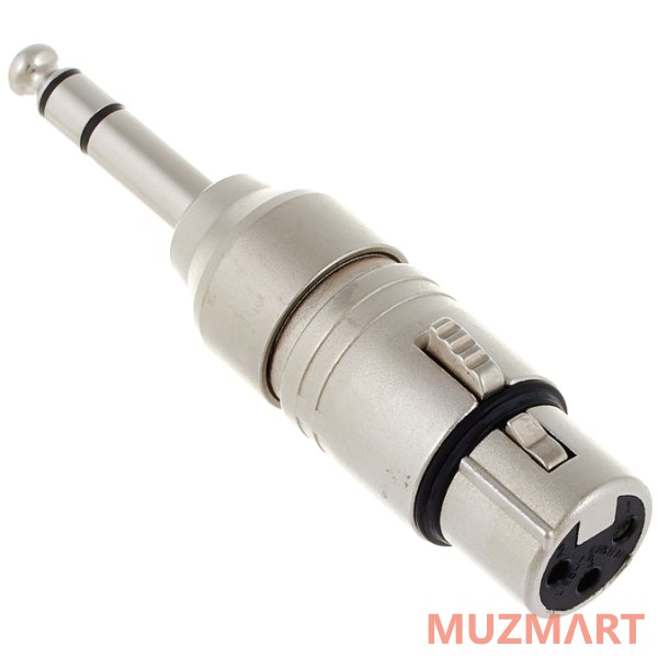 Neutrik NA3FP Адаптер XLR Female - Jack 6.3мм TRS стерео