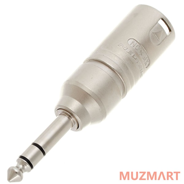 Neutrik NA3MP Адаптер XLR male - Jack 6.3мм TRS стерео