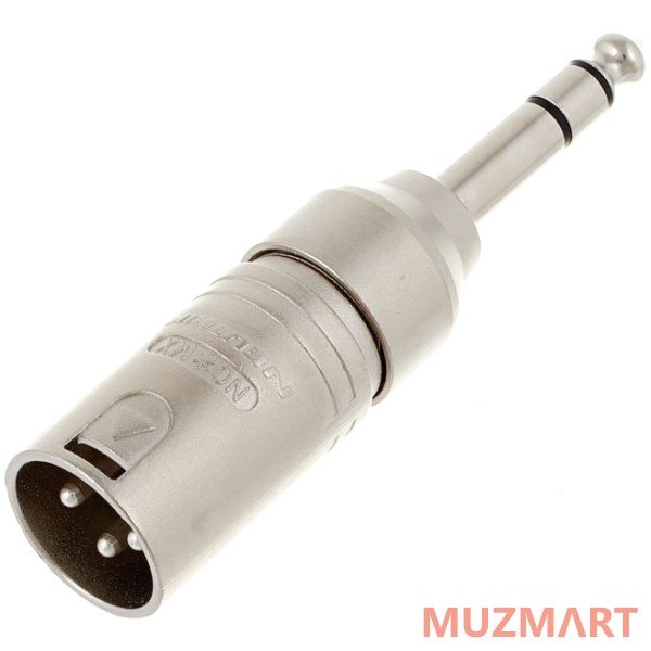 Neutrik NA3MP Адаптер XLR male - Jack 6.3мм TRS стерео