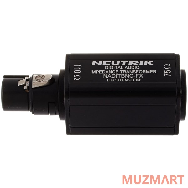 Neutrik NADITBNC-FX Адаптер AES/ABU, XLR гнездо 110 Ом вход - BNC 75 Ом выход