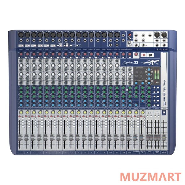 Soundcraft Signature 22 Аналоговый 22-канальный микшер
