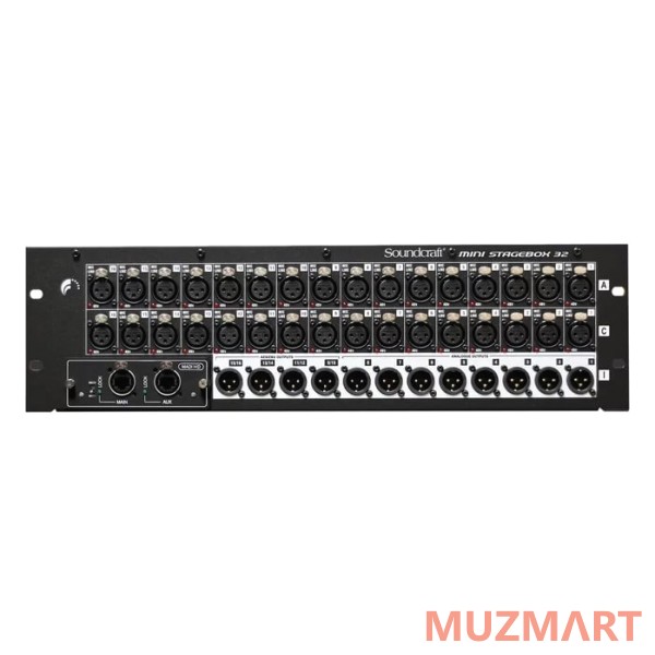 Soundcraft MSB32-CAT5 Коммутационный рэк, 32 мик/лин входа, 8 лин. выходов