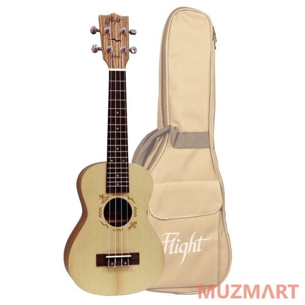 Flight Duc 325 SP/ZEB Укулеле концерт с чехлом