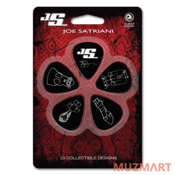 Planet Waves 1CBK4-10JS Joe Satriani Набор медиаторов