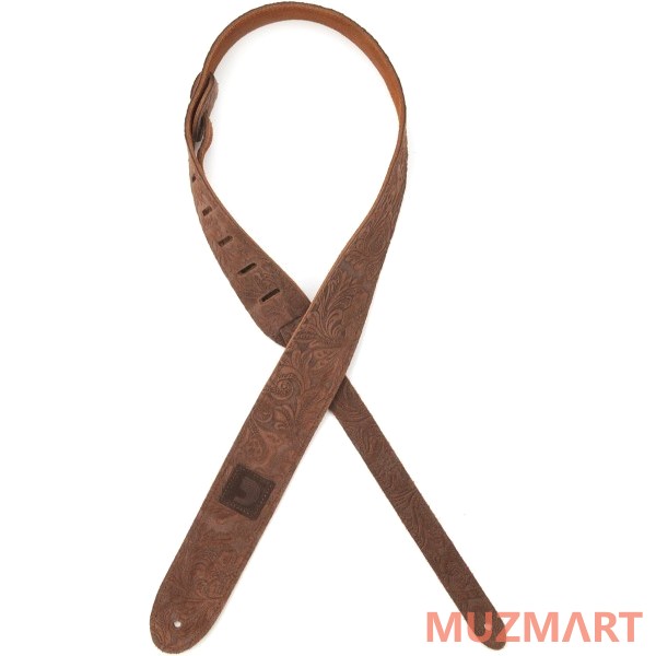 Planet Waves 20SD07 Замшевый гитарный ремень, цвет коричневый