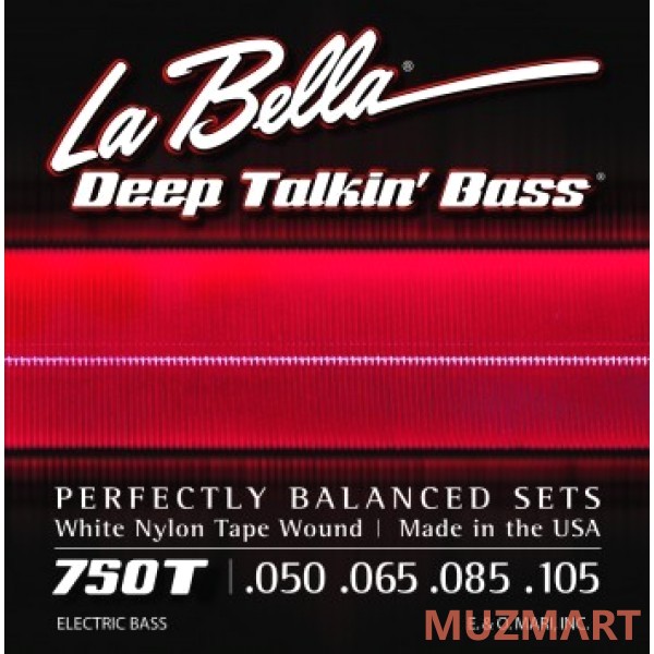 La Bella 750T Струны для 4-стр. бас-гитары, калибр 50-105