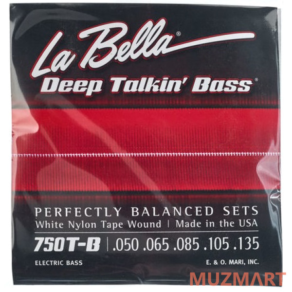 La Bella 750T-B Струны для 5-стр. бас-гитары, калибр 50-135
