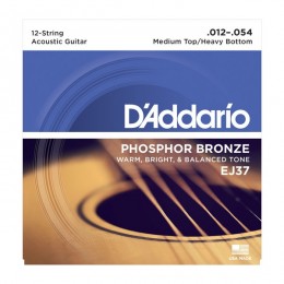D'Addario EJ37 Струны для 12-ти струнной гитары