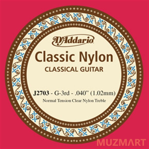 D'Addario J2703 Одиночная струна для классической гитары