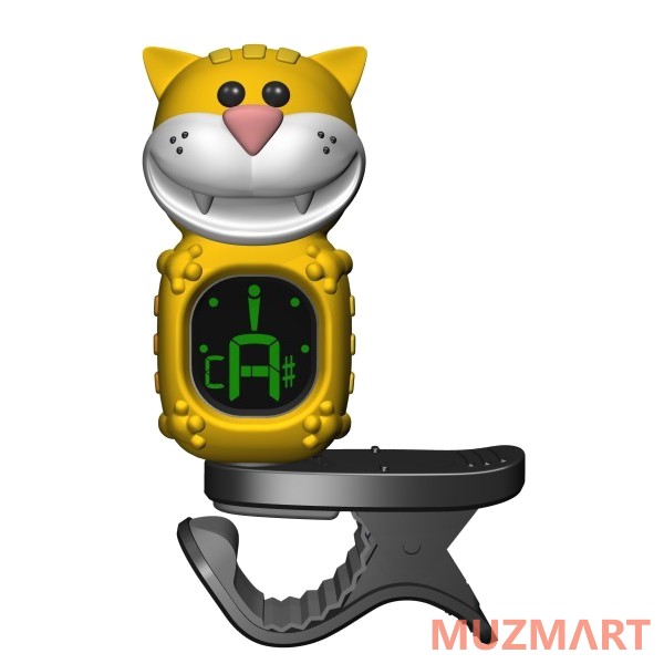 Flight Cat Yellow Хроматический тюнер-прищепка