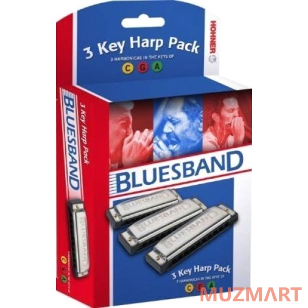Hohner Blues Band Cga (M559XP) Набор из 3 гармошек с уроками
