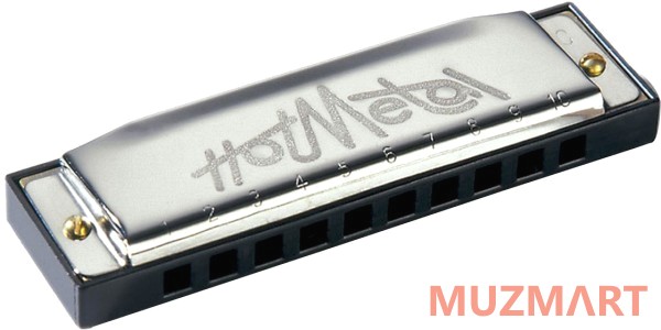 Hohner Hot Metal F (M57206X) Губная гармоника с уроками