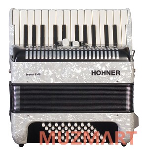 Hohner Bravo II 48 (A1051/4051) Детский аккордеон, white