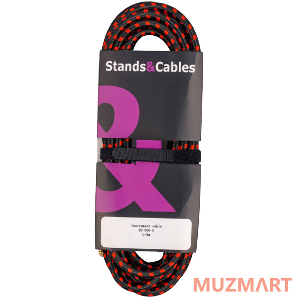 Stands&Cables GC-056-5 Инструментальный кабель Jack-Jack, 5м