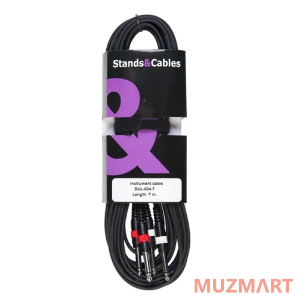 Stands&Cables DUL-004-7 Инструментальный кабель Jack-Jack, 7м