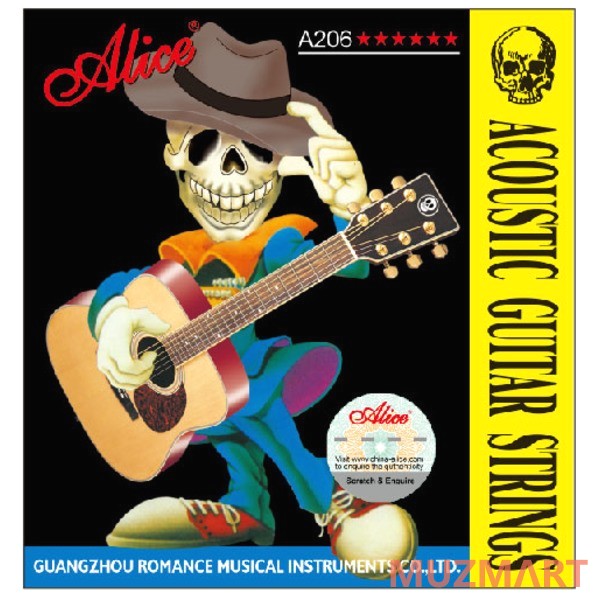 Alice A206-L Струны для акустической гитары
