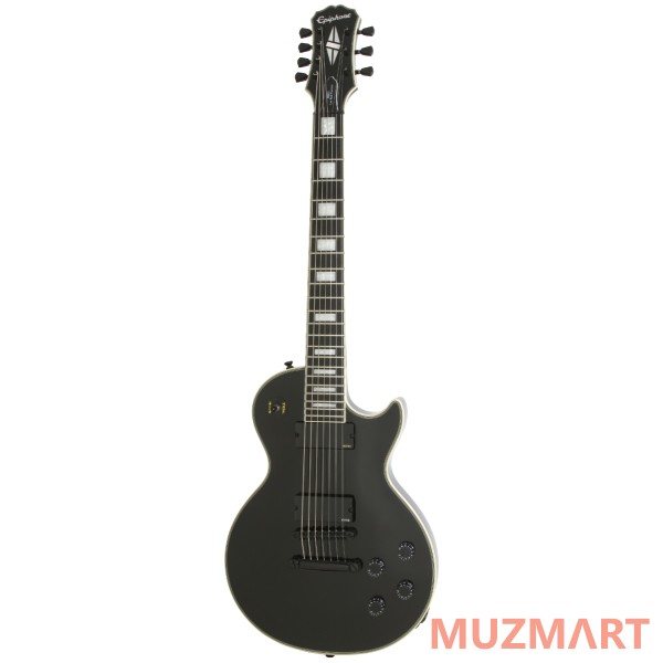 Epiphone LTD MATT HEAFY SIGNATURE LES PAUL CUSTOM-7 EBONY Cемиструнная электрогитара