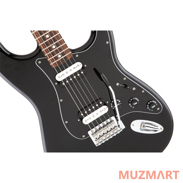 Fender STANDARD STRATOCASTER RW HH BLK Электрогитара