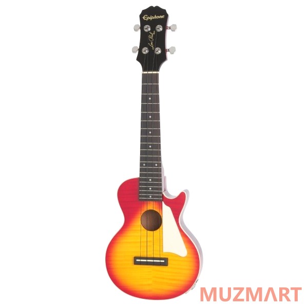 Epiphone LES PAUL AC/EL UKULELE HERITAGE CHERRY SUNBURST Электроакустическая укулеле