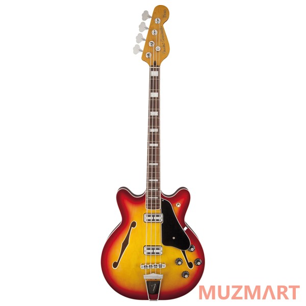 Fender MODERN PLAYER CORONADO BASS RW ACB Полуакустическая бас-гитара