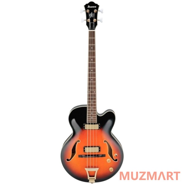 Ibanez AFB200 BROWN SUNBURST Полуакустическая бас-гитара