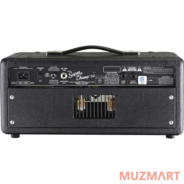 Fender SUPER CHAMP® X2 HEAD Гитарный ламповый усилитель `голова`