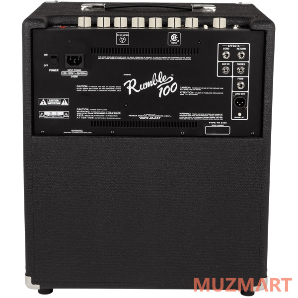 Fender RUMBLE 100 COMBO (V3) Басовый комбоусилитель