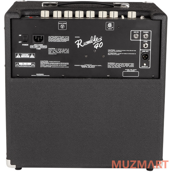Fender RUMBLE 40 COMBO (V3) Басовый комбоусилитель