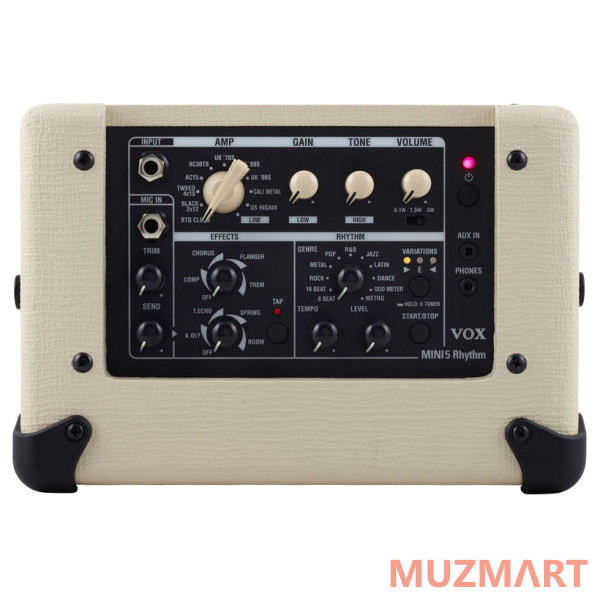 Vox MINI5 RHYTHM IVORY Портативный комбоусилитель
