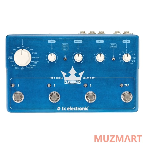 TC Electronic FLASHBACK TRIPLE DELAY Напольная педаль эффекта задержки