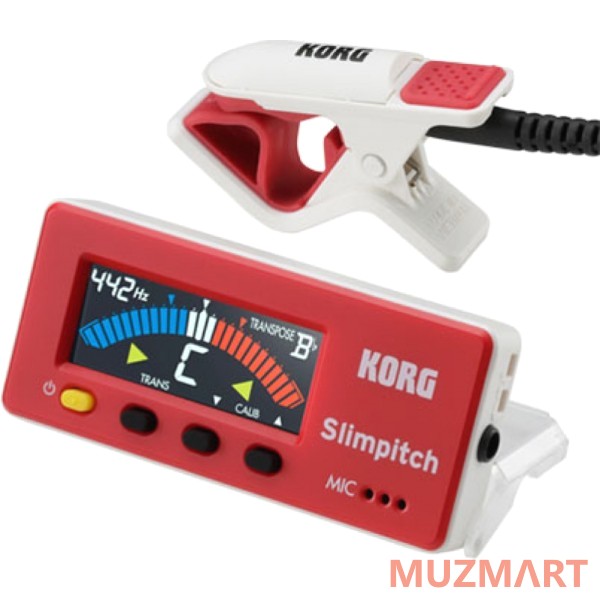 Korg SLM-1CM-RW SLIMPITCH Тюнер хроматический
