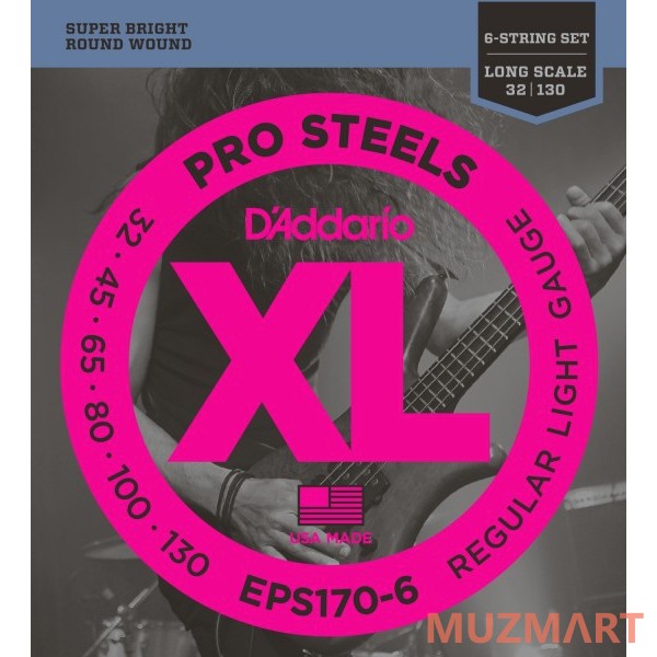 D'Addario EPS170-6 Струны для 6-струнной бас-гитары
